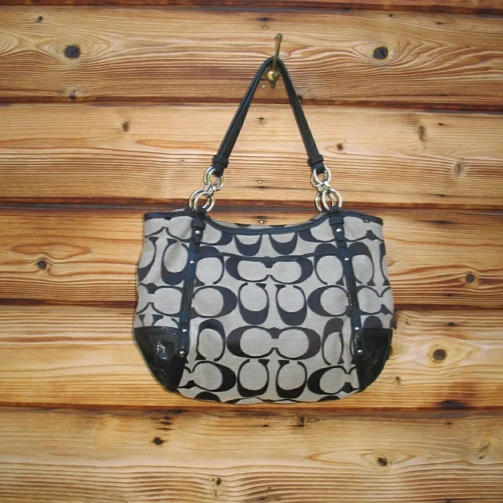 Coach Alexandra Signature Jacquard Large Bag